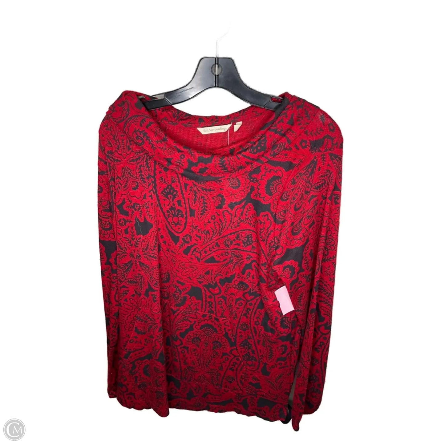 Top Long Sleeve By Soft Surroundings In Red, Size: Xl