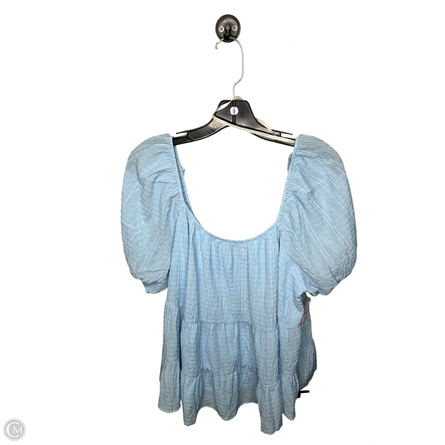 Top Short Sleeve By Altard State In Blue, Size: 1x