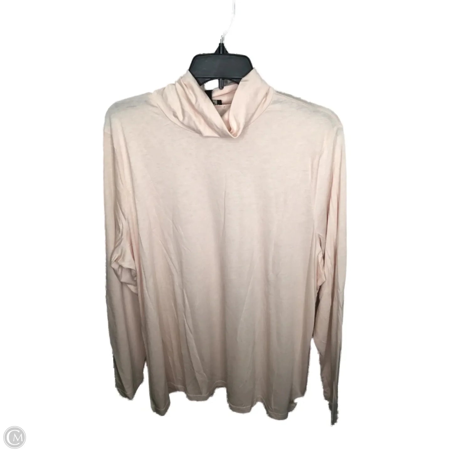 Top Long Sleeve By Talbots In Pink, Size: 3x