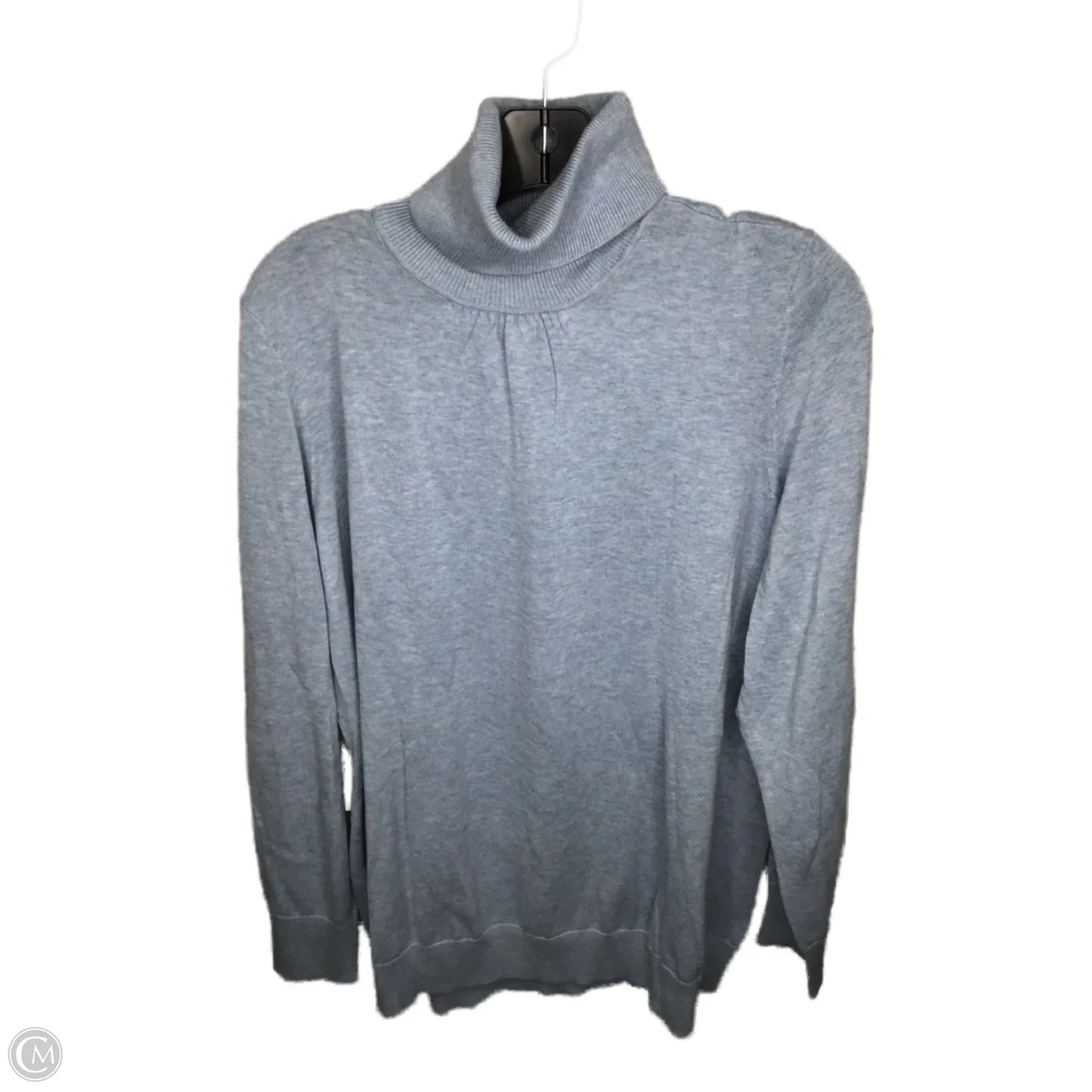 Top Long Sleeve By Talbots In Blue, Size: 3x