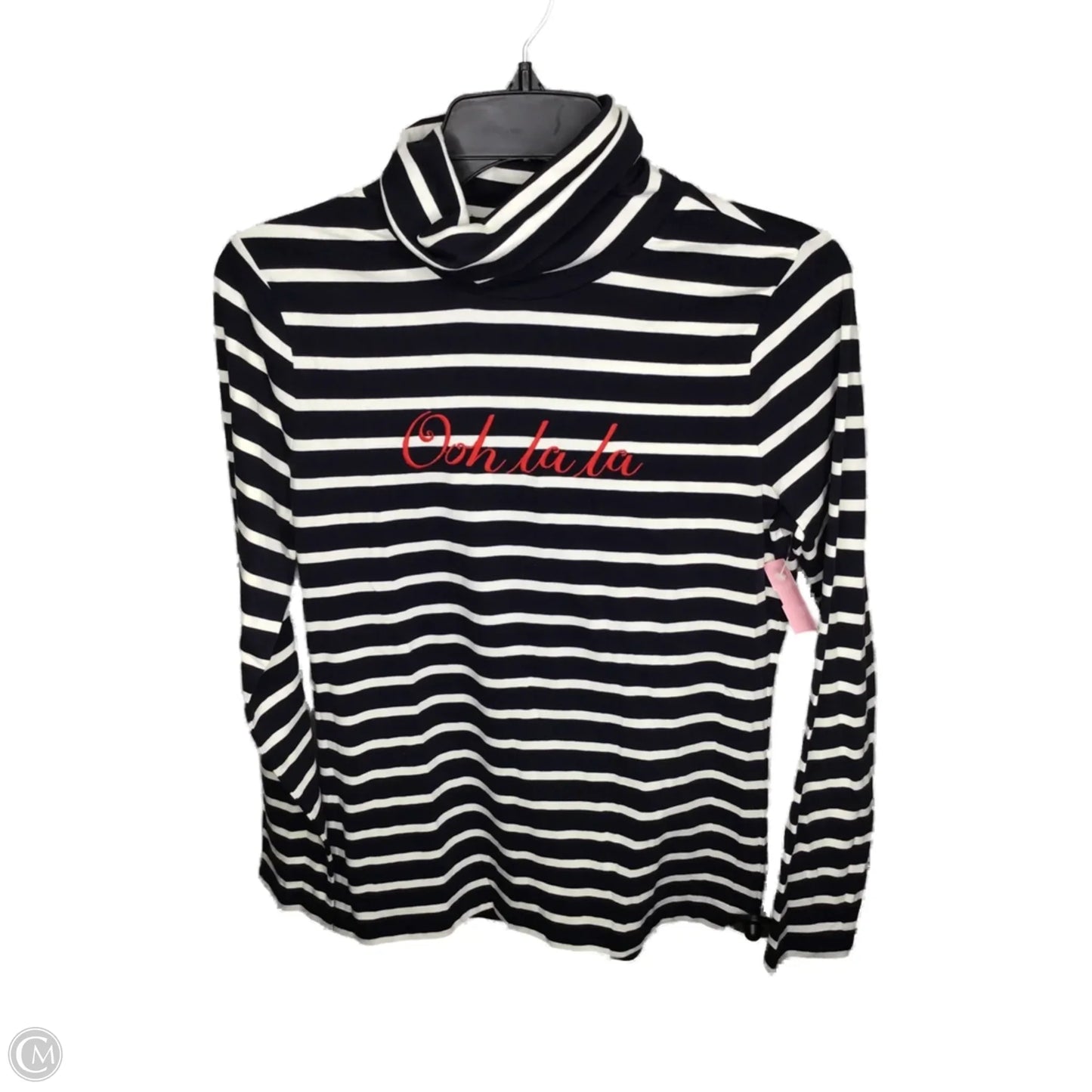 Top Long Sleeve By Talbots In Navy, Size: S