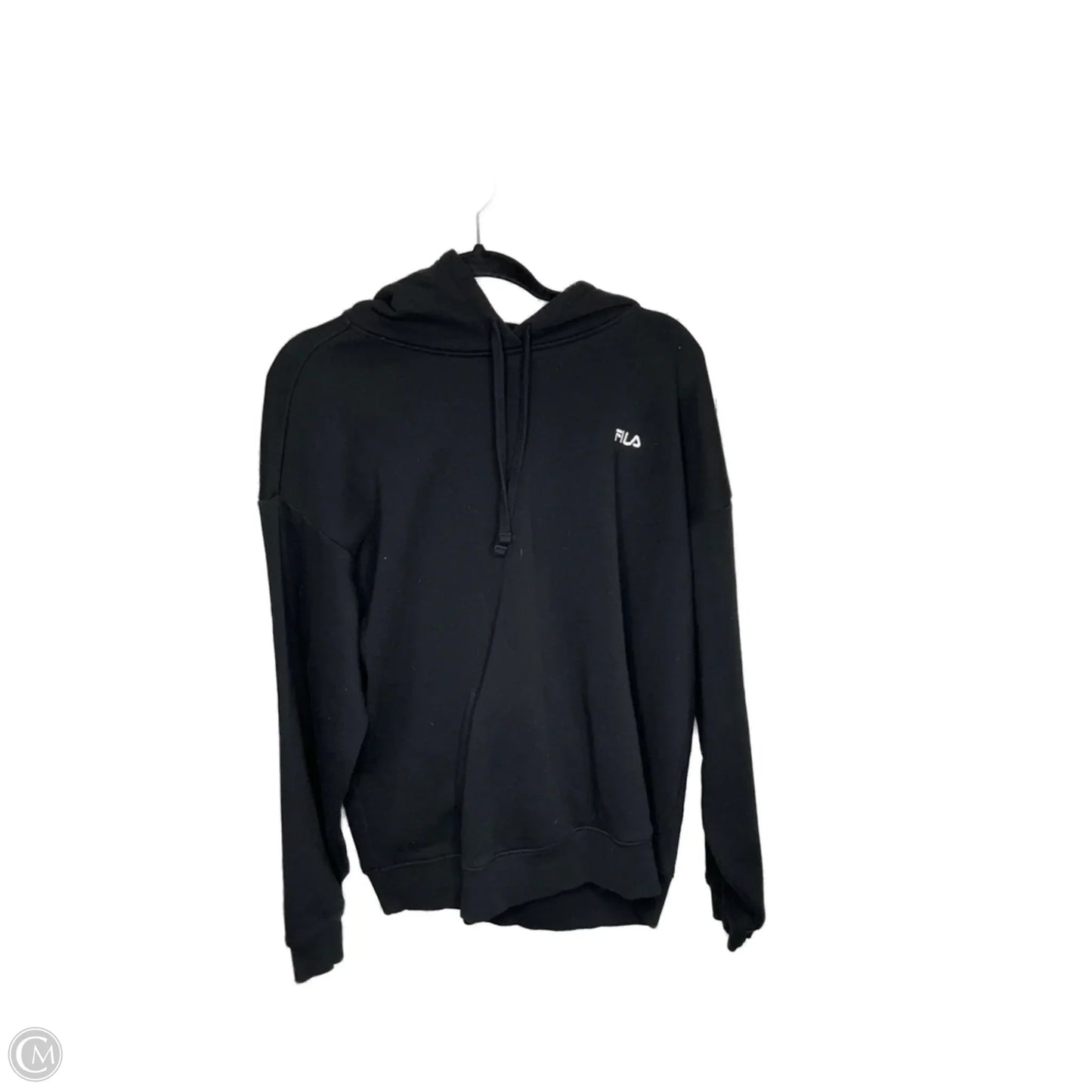 Sweatshirt Hoodie By Fila In Black, Size: Xxl