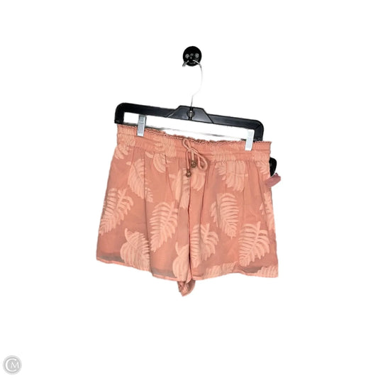 Shorts By Clothes Mentor In Peach, Size: L