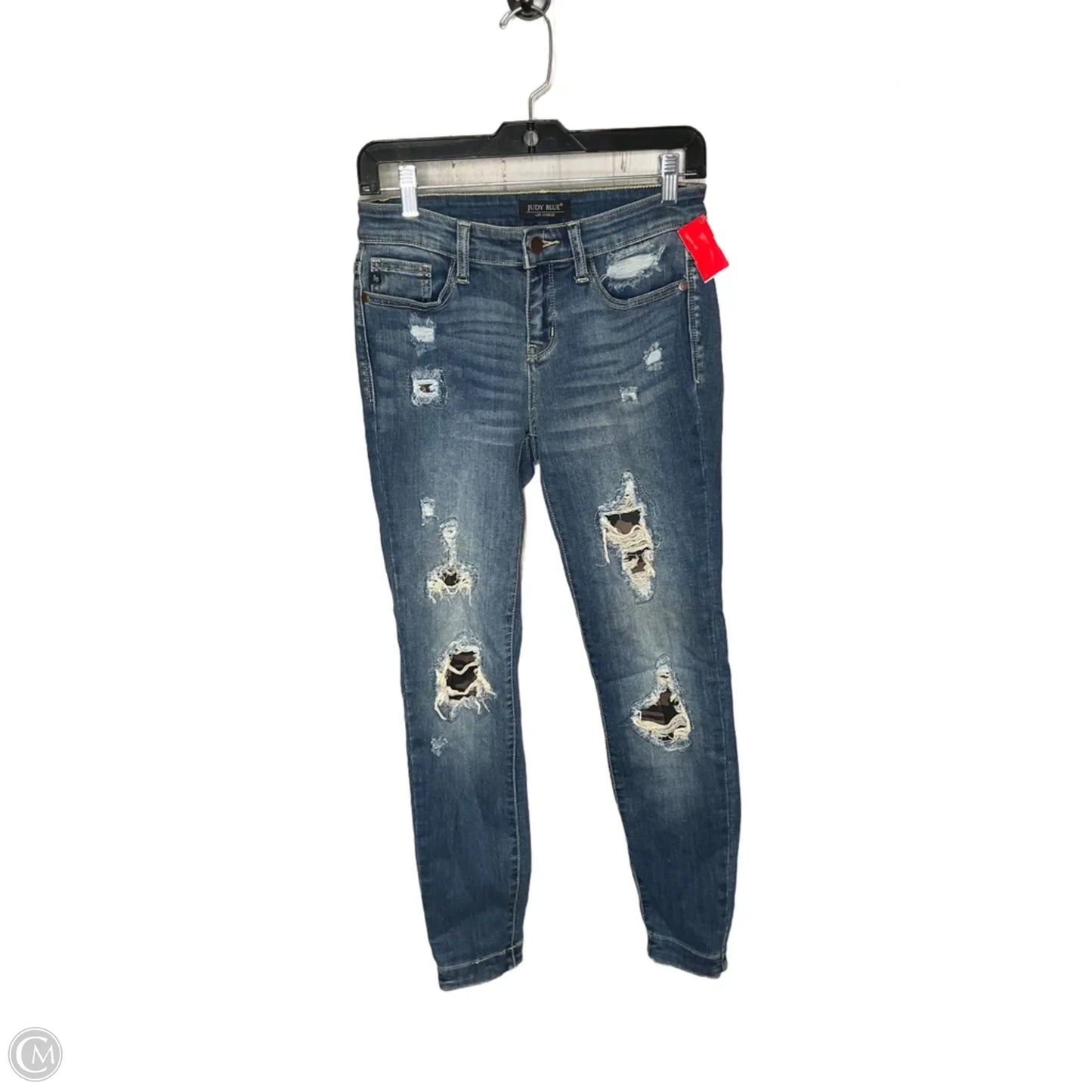 Jeans Skinny By Judy Blue In Blue, Size: 6