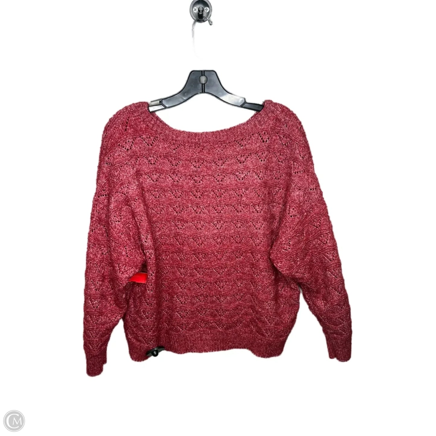 Sweater By Maurices In Red, Size: Xxl