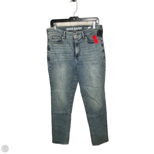 Jeans Straight By Eddie Bauer In Grey, Size: 10