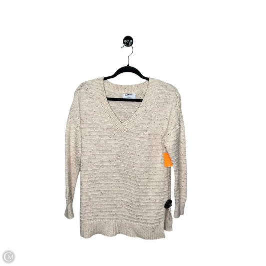 Sweater By Old Navy In Cream, Size: Xs