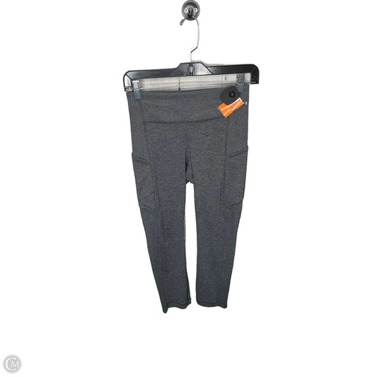 Athletic Capris By Lululemon In Grey, Size: 4