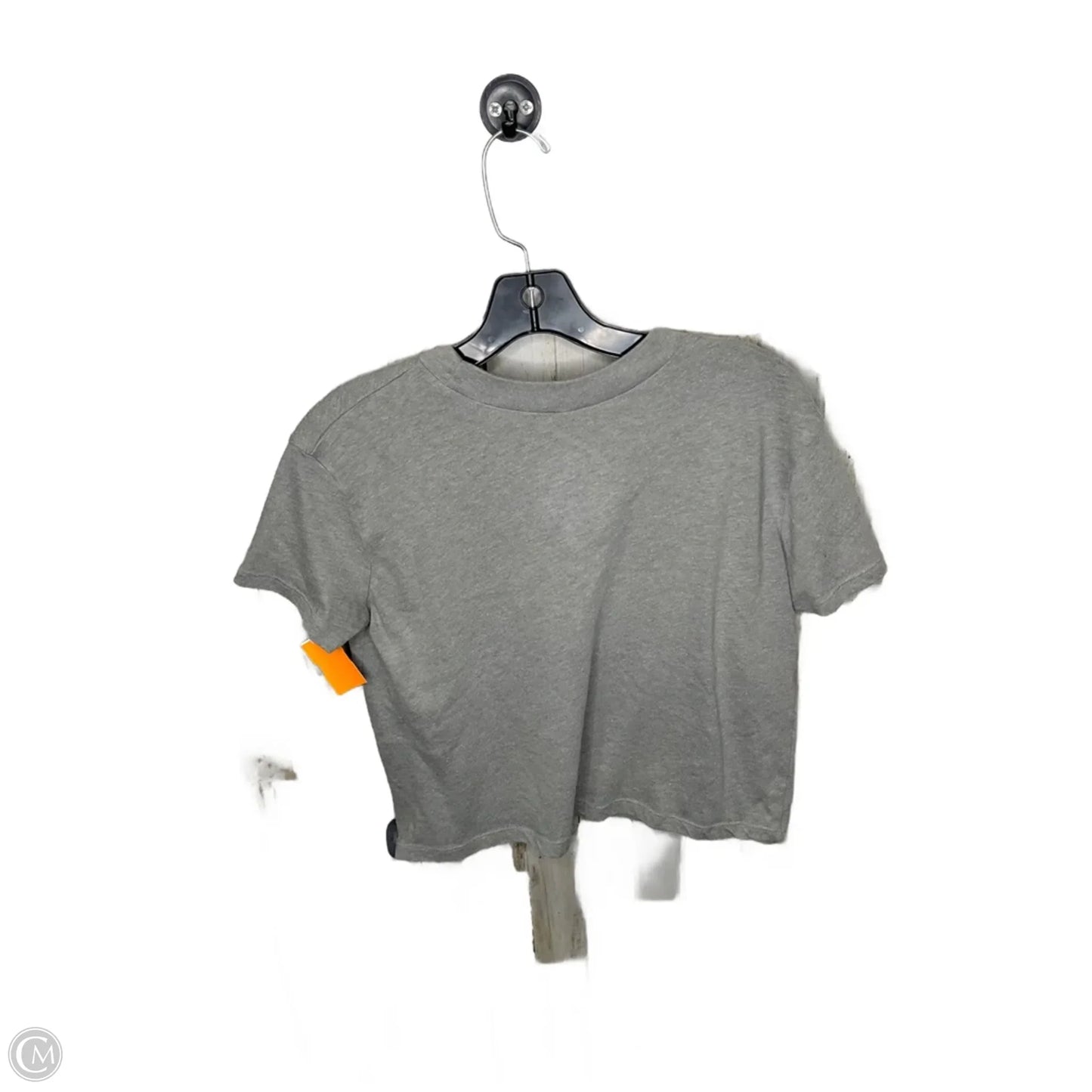 Top Short Sleeve Basic By Clothes Mentor In Grey, Size: S