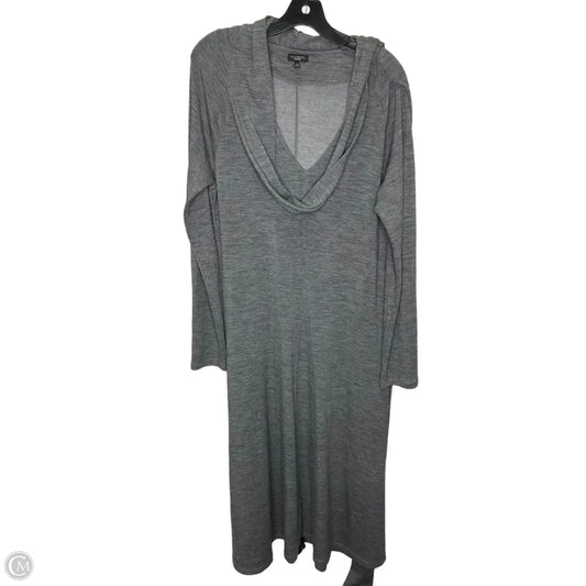 Dress Casual Maxi By Talbots In Grey, Size: M