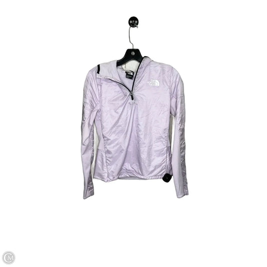 Athletic Top Long Sleeve Hoodie By The North Face In Purple, Size: Xs
