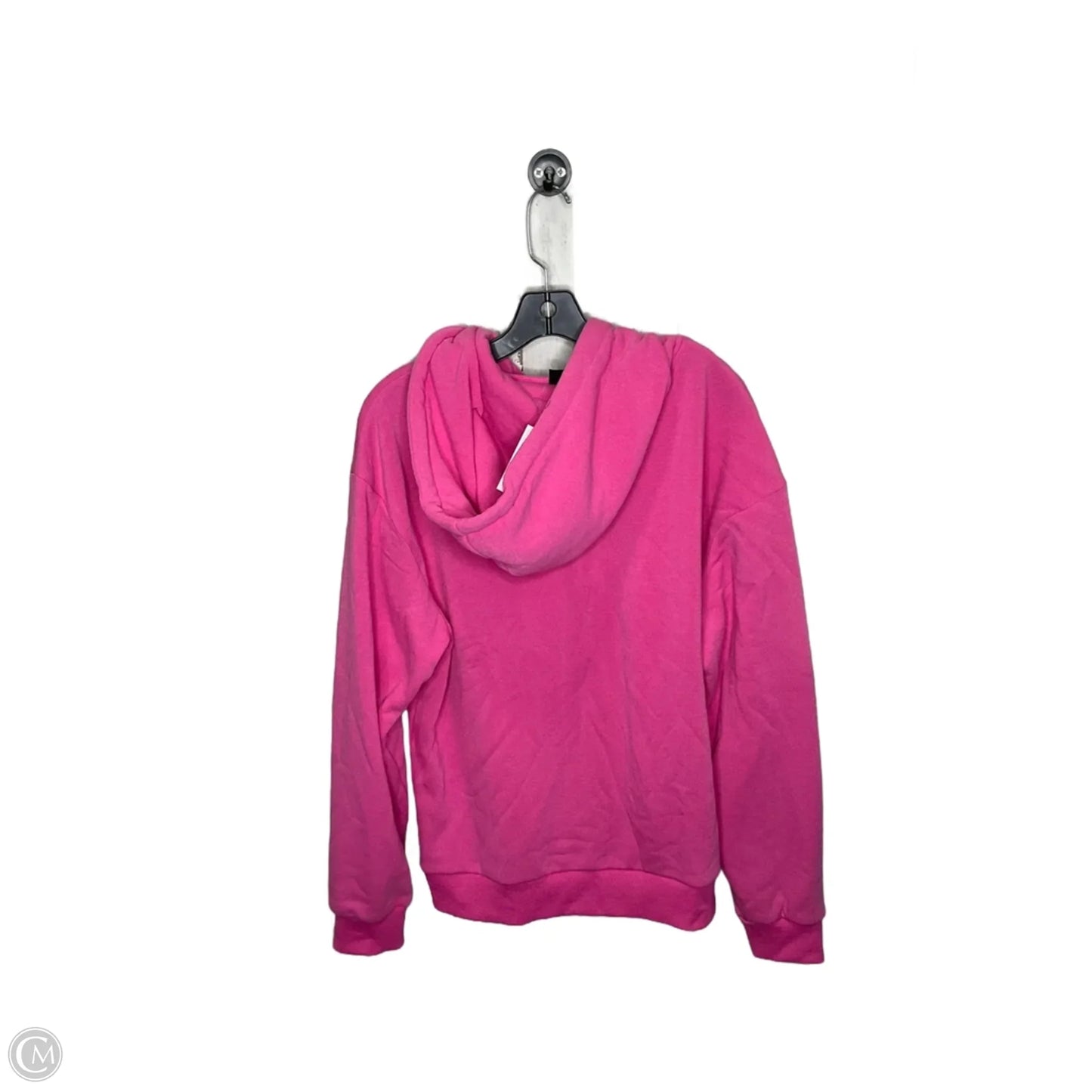 Sweatshirt Hoodie By Fabrik In Pink, Size: L