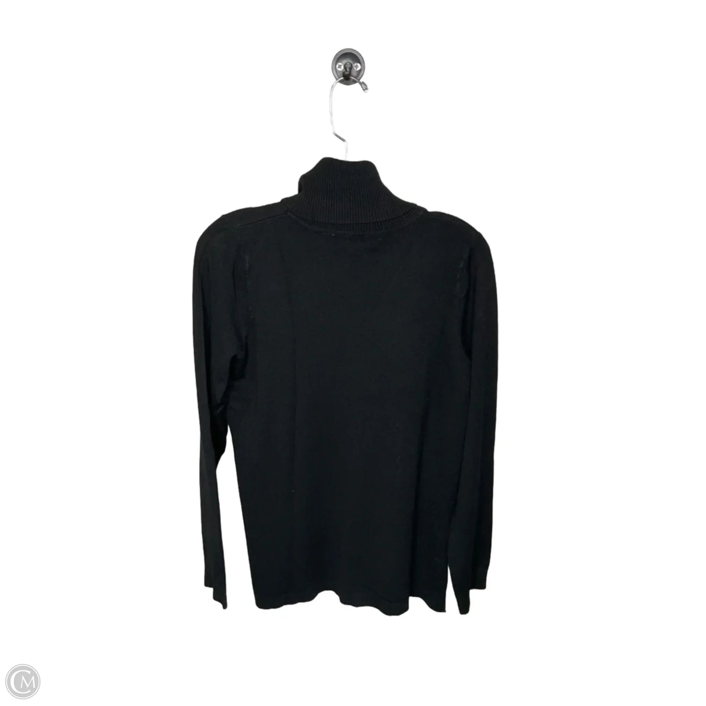 Sweatshirt Collar By Clothes Mentor In Black, Size: M