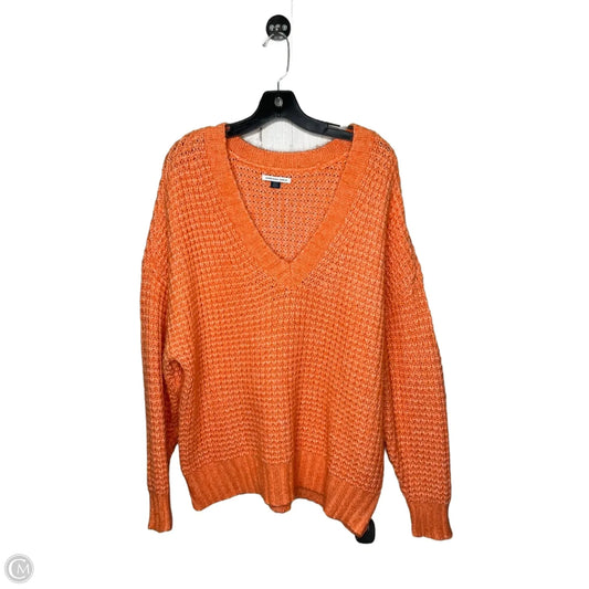 Sweater By American Eagle In Orange, Size: S