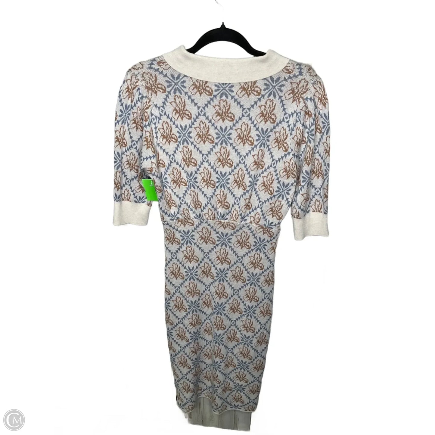 Dress Casual Midi By Clothes Mentor In Cream, Size: M