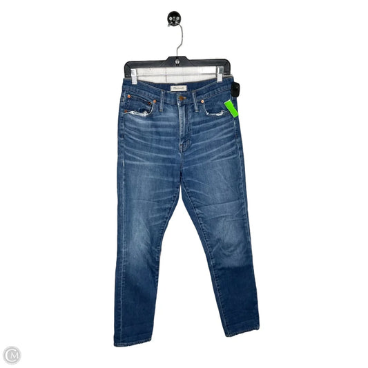 Jeans Skinny By Madewell In Blue Denim, Size: 4