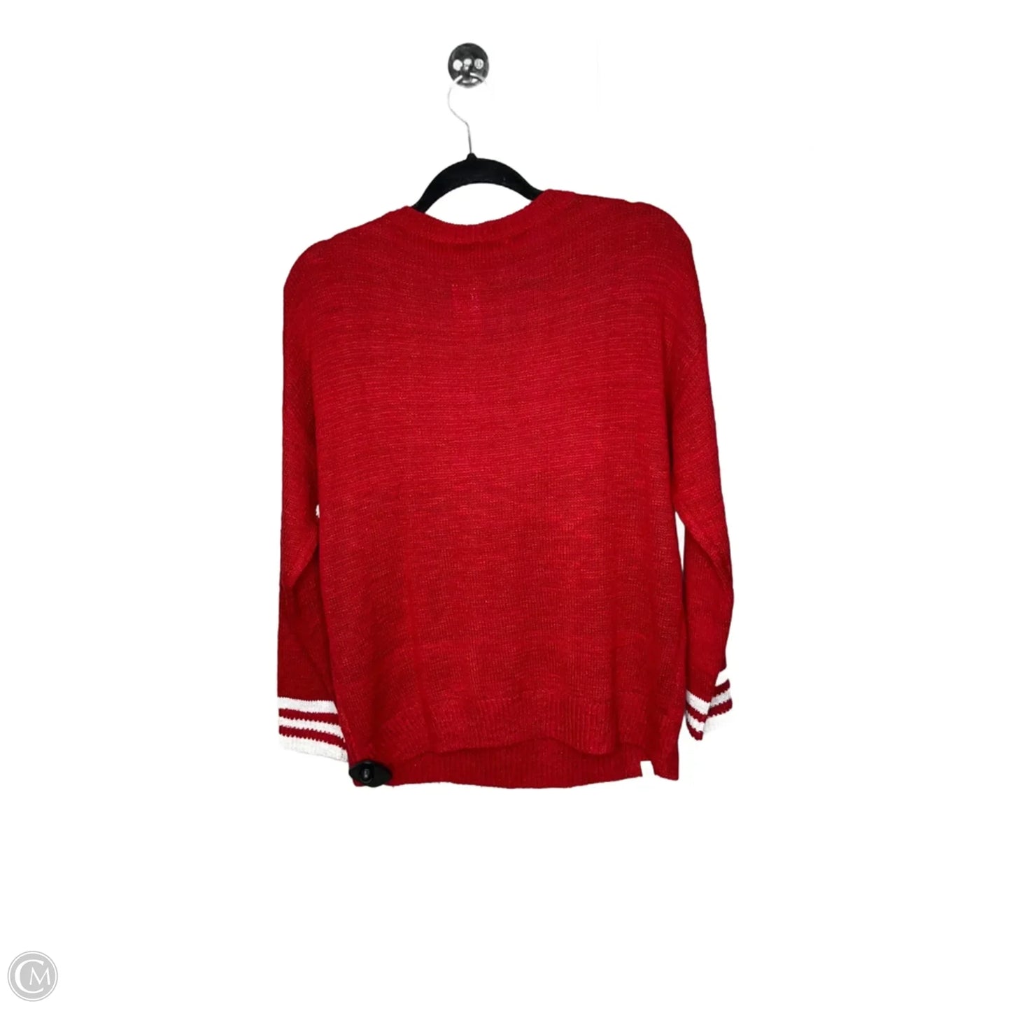 Top Long Sleeve By Simply Southern In Red, Size: S