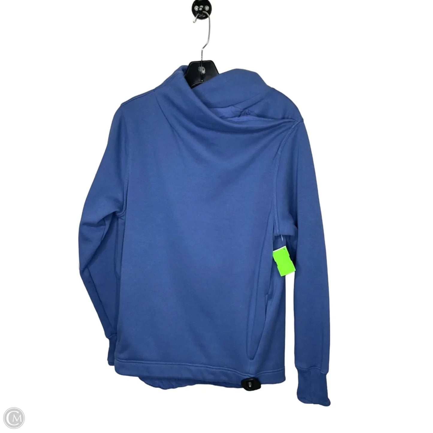 Athletic Top Long Sleeve Crewneck By Athleta In Blue, Size: M