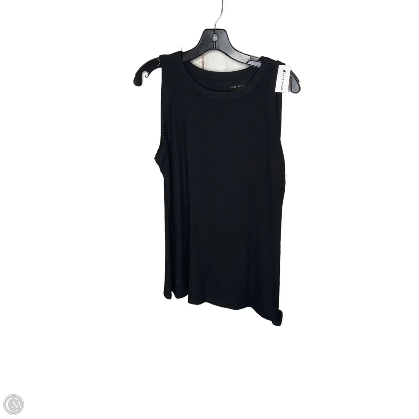 Top Sleeveless Basic By Lane Bryant In Black, Size: 1x