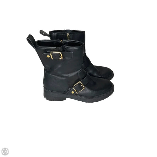 Boots Ankle Flats By Dkny In Black, Size: 8