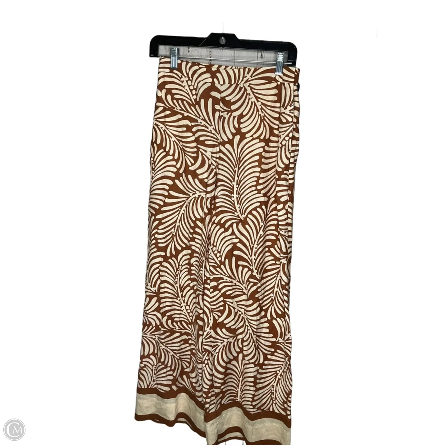 Pants Linen By H&m In Brown, Size: 2