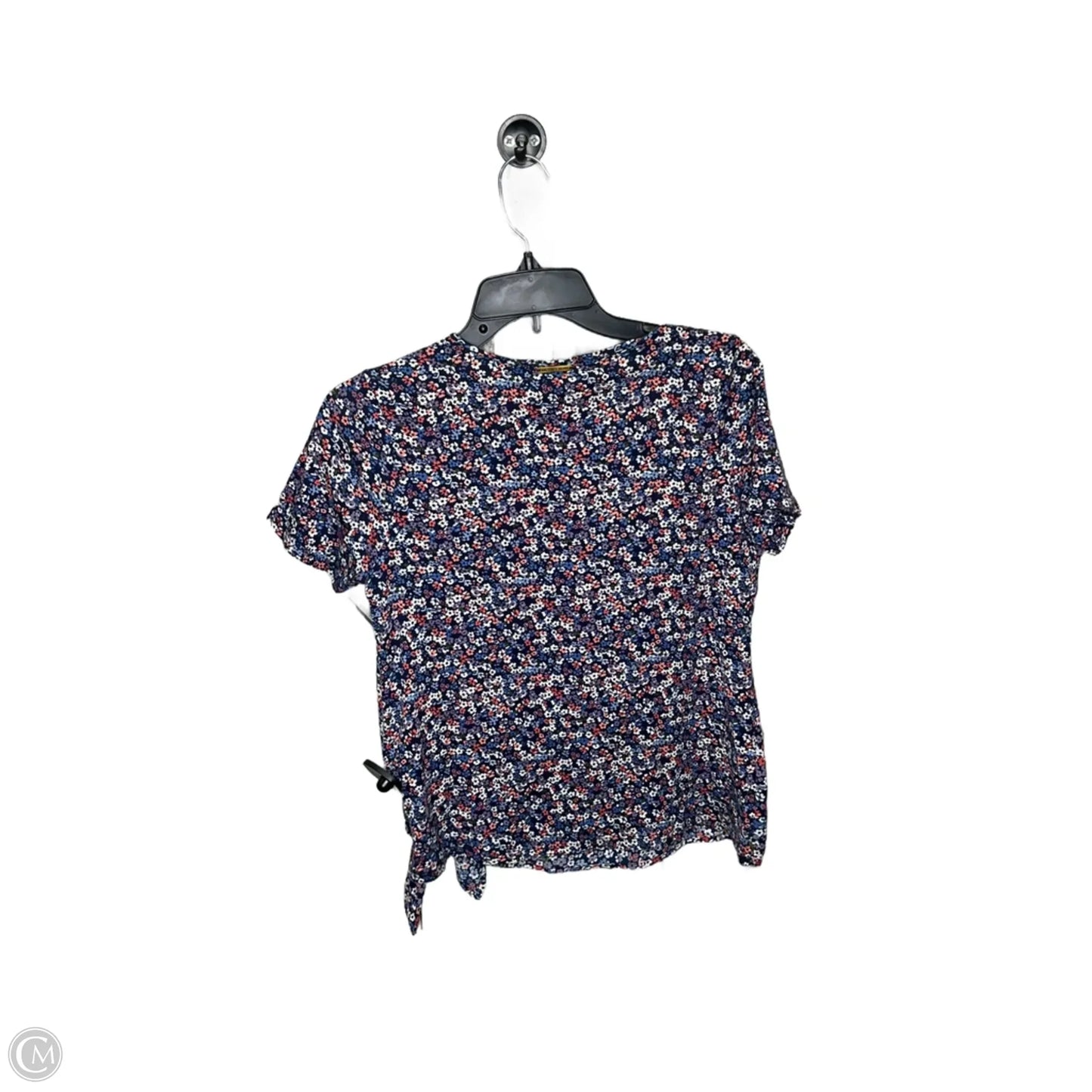 Top Short Sleeve Designer By Michael Kors In Floral Print, Size: Xs