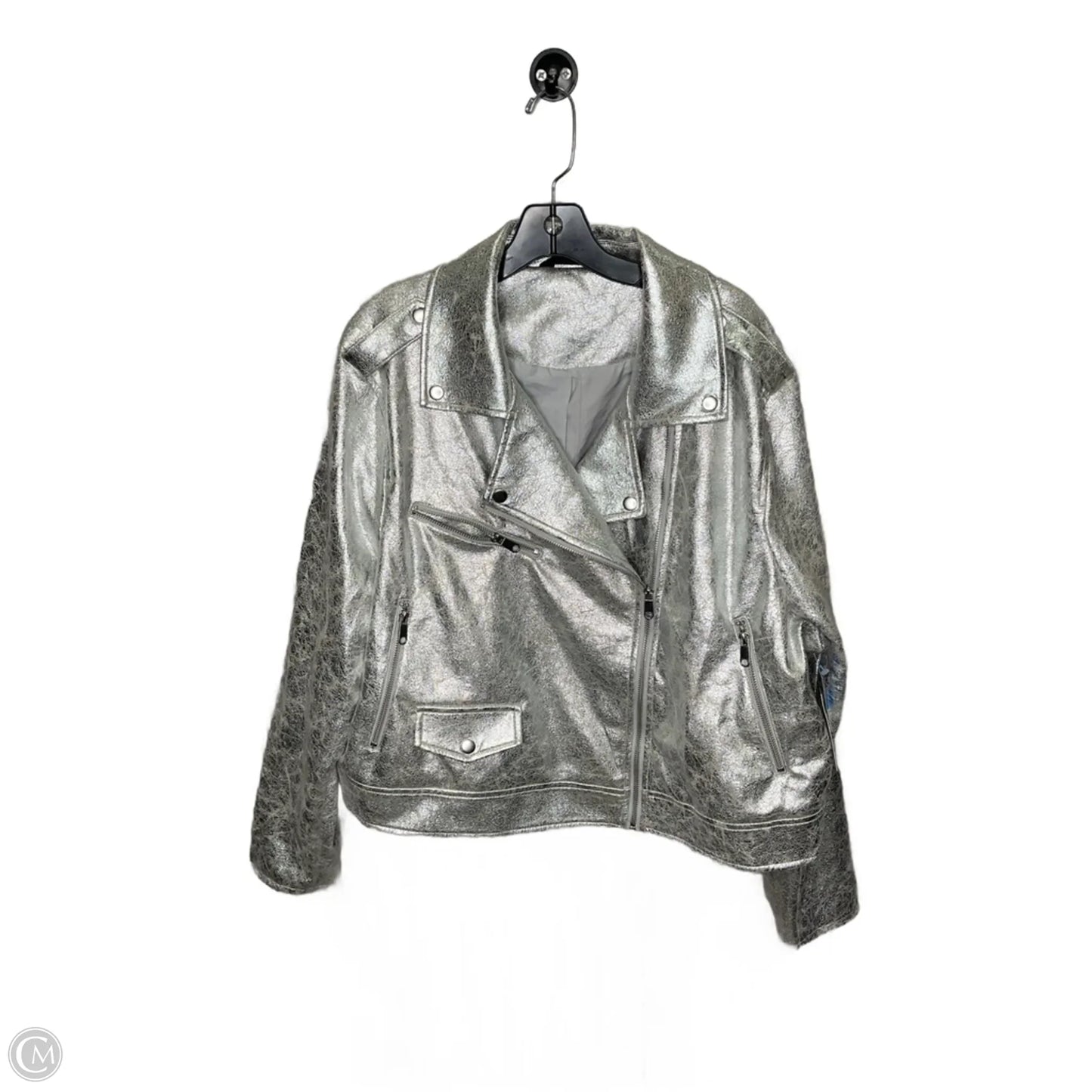 Jacket Other By Terra & Sky In Silver, Size: 1x