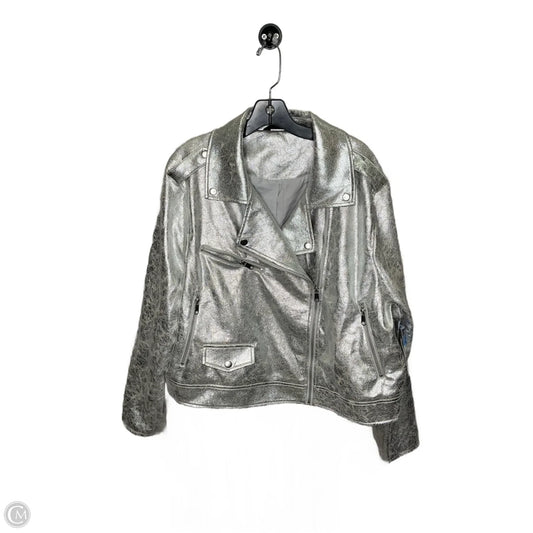 Jacket Other By Terra & Sky In Silver, Size: 1x