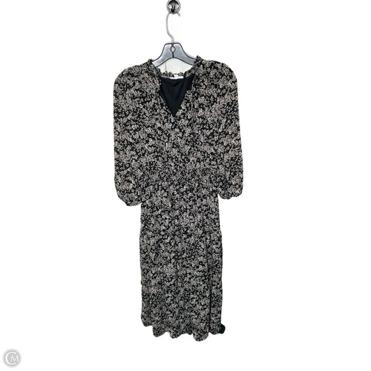 Dress Casual Midi By Blu Pepper In Floral Print, Size: L