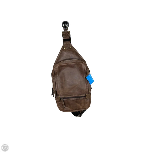 Crossbody Leather By Clothes Mentor, Size: Medium