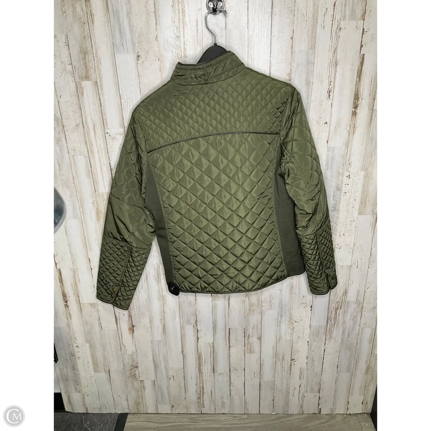 Jacket Puffer & Quilted By Ci Sono In Green, Size: M