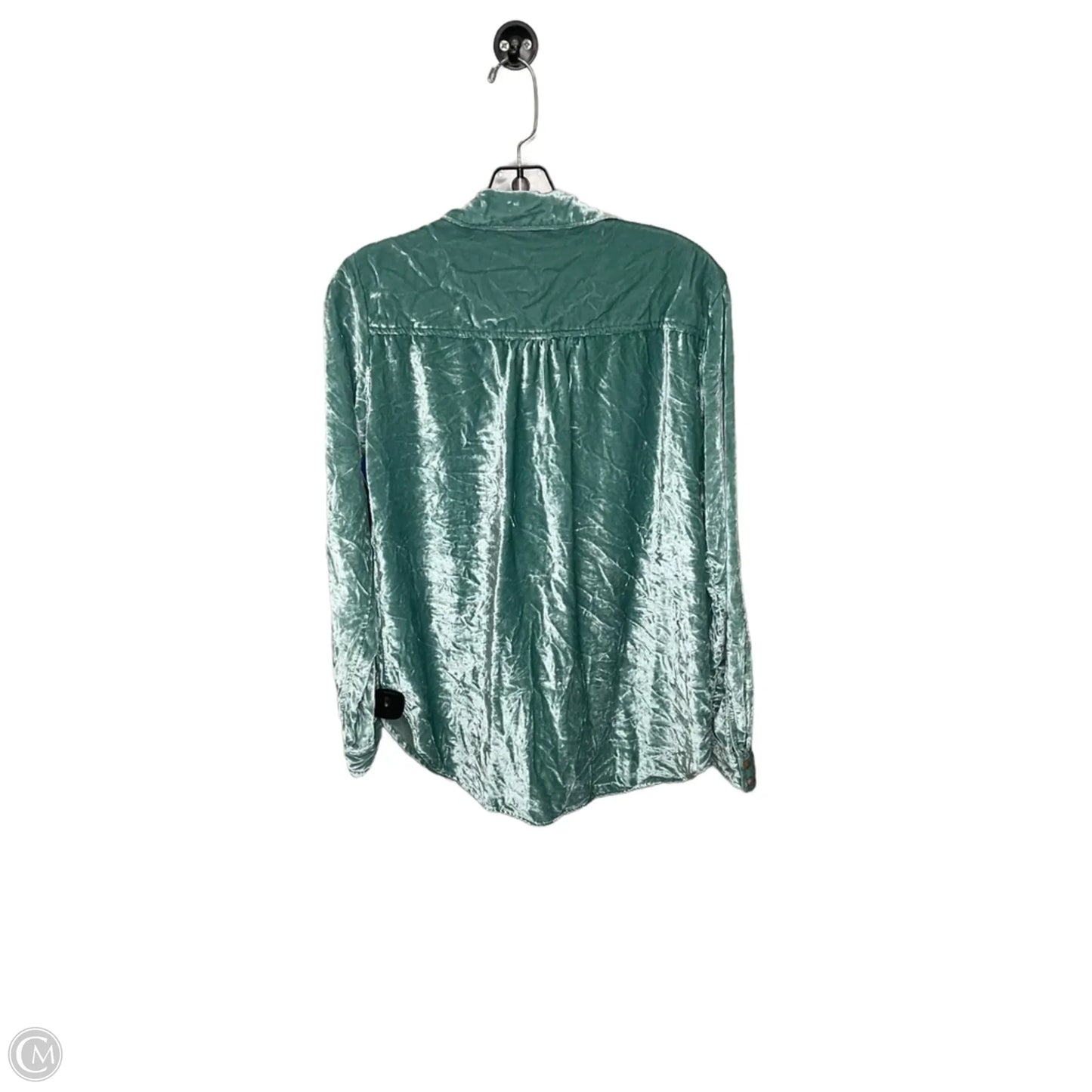 Top Long Sleeve By Pilcro In Green, Size: S