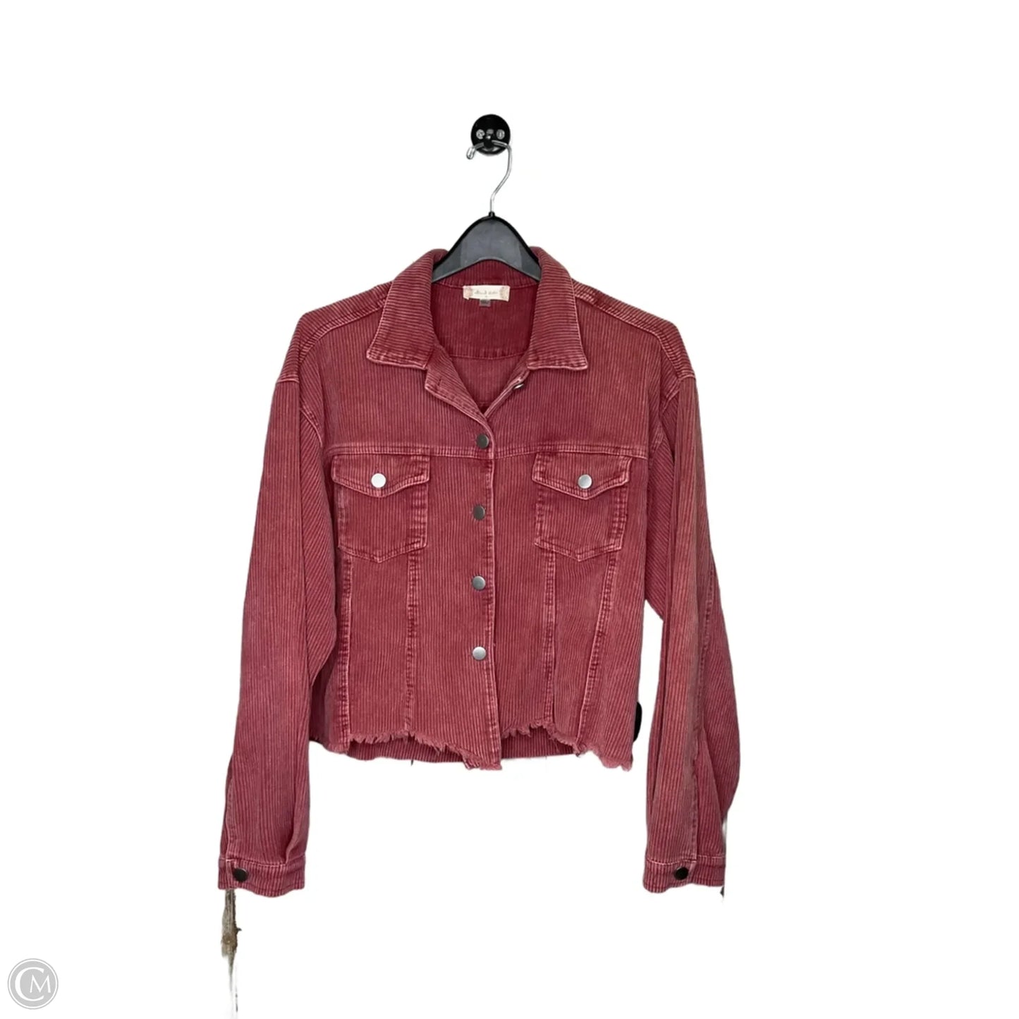 Jacket Shirt By Altard State In Mauve, Size: S