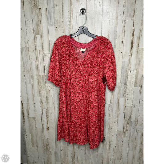 Dress Casual Short By Universal Thread In Red, Size: Xs