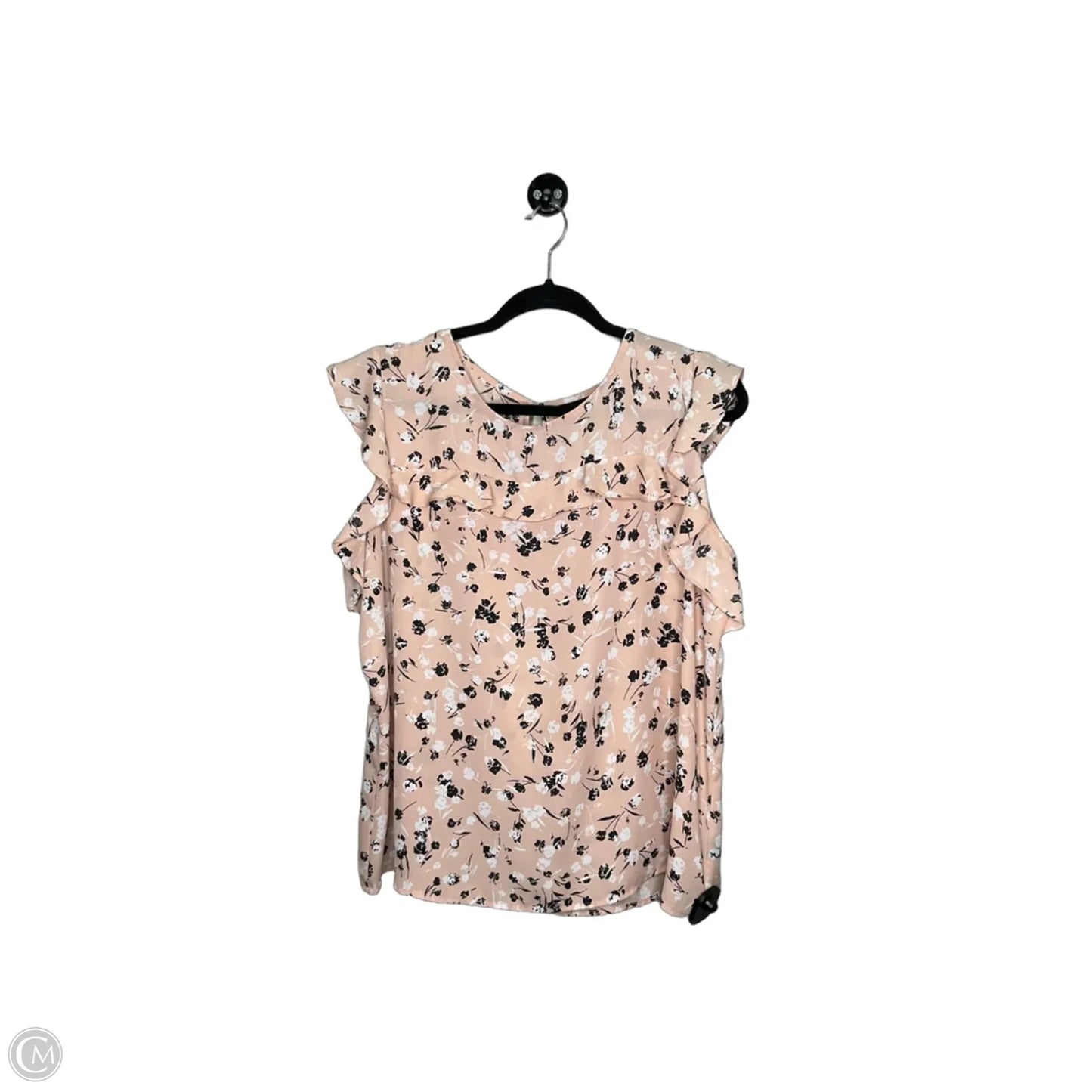 Top Sleeveless By Worthington In Peach, Size: Xlp