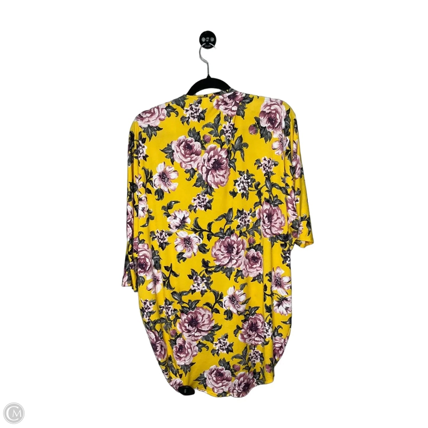 Kimono By Clothes Mentor In Yellow, Size: S