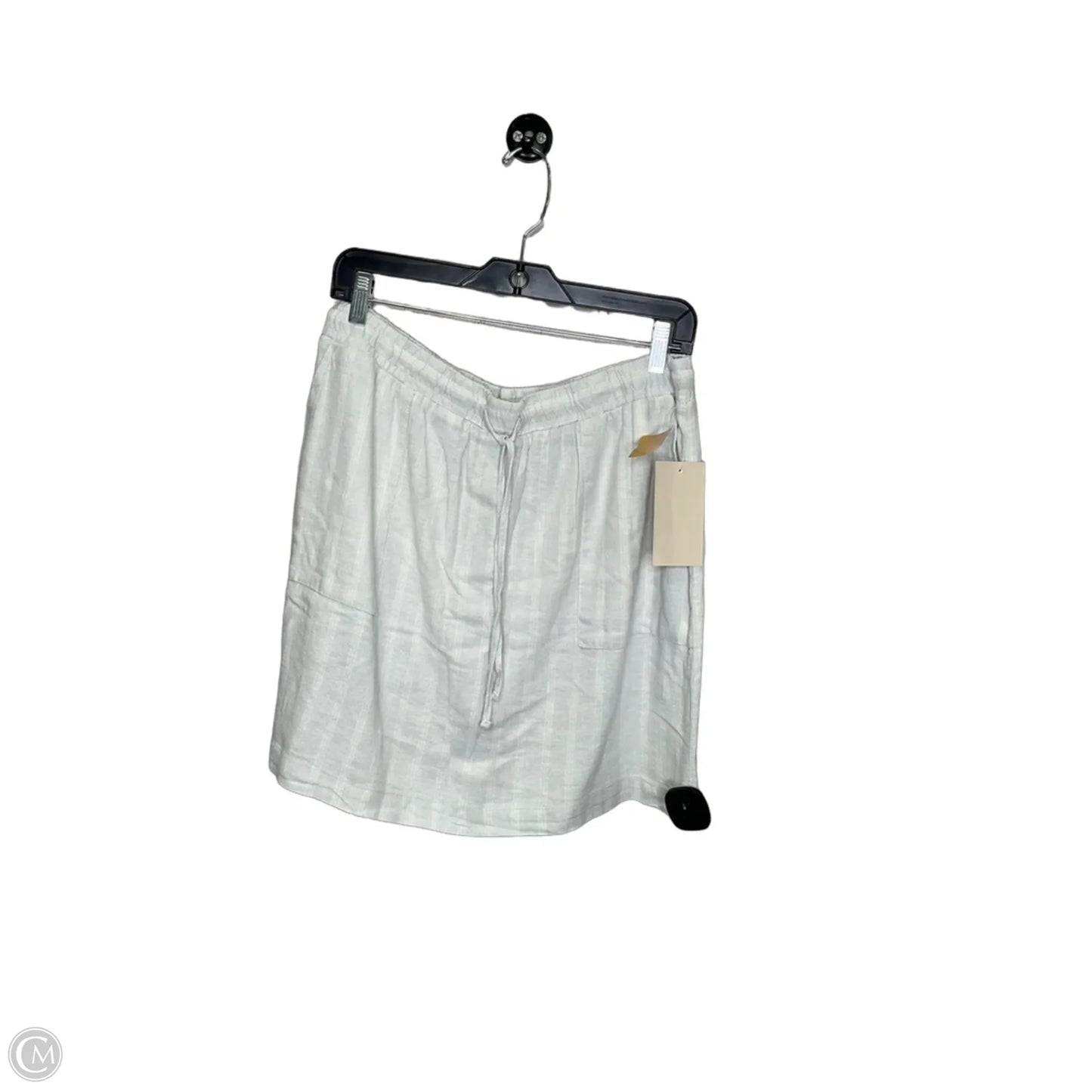 Skort By Clothes Mentor In Striped Pattern, Size: L