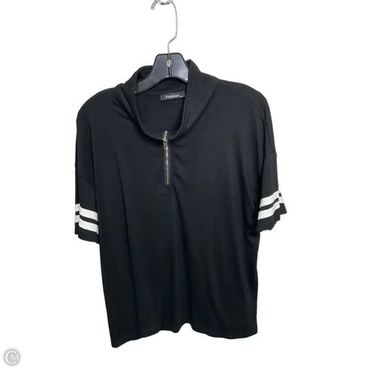 Top Short Sleeve By Clothes Mentor In Black, Size: Xl
