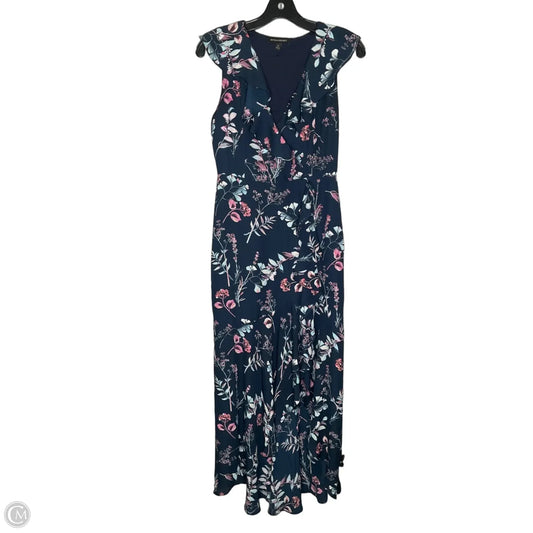 Dress Casual Maxi By Banana Republic In Navy, Size: 0