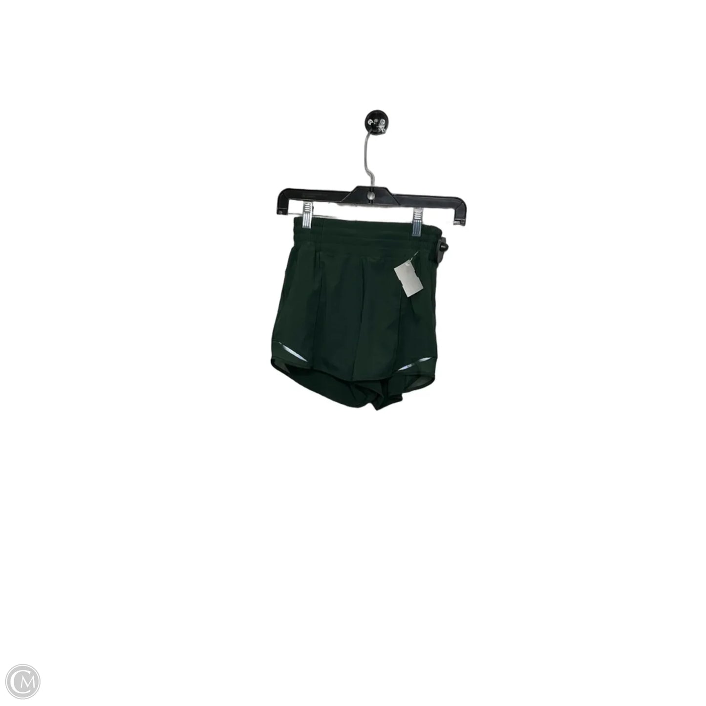 Athletic Shorts By Lululemon In Green, Size: 2