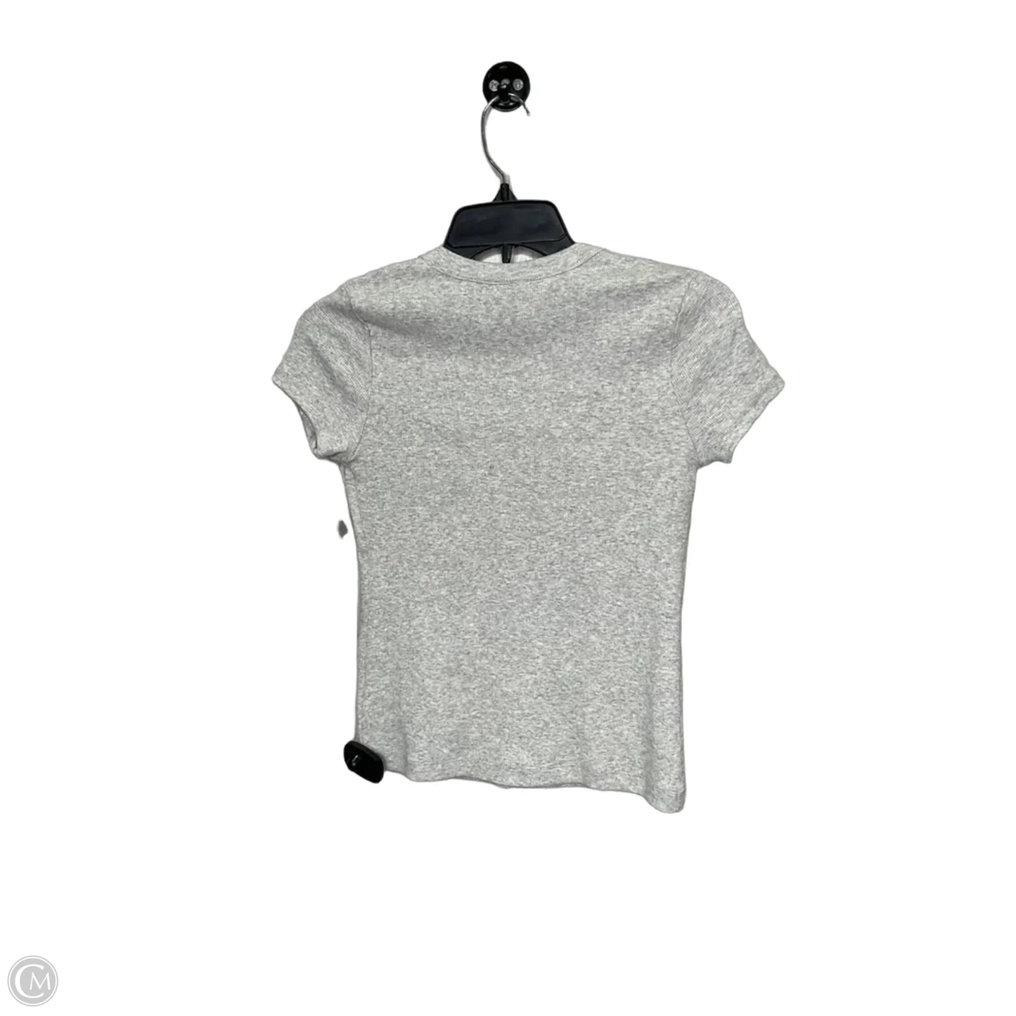 Top Short Sleeve By Universal Thread In Grey, Size: S