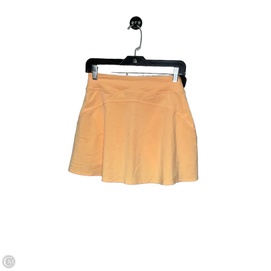 Athletic Skort By Lululemon In Orange, Size: 6