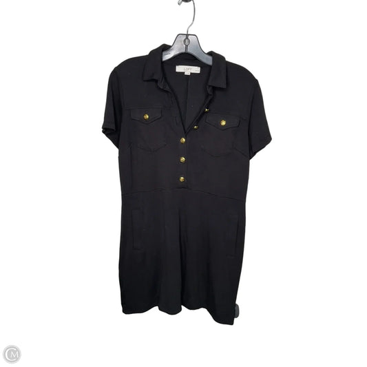 Dress Casual Short By Loft In Black, Size: 6p
