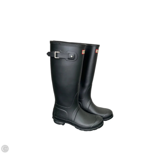 Boots Rain By Hunter In Black, Size: 7