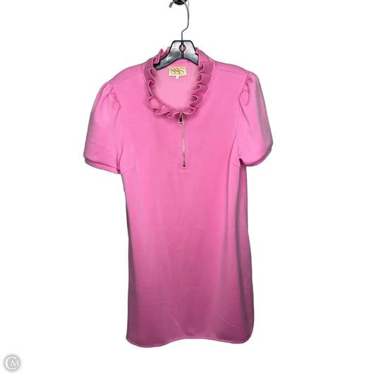 Dress Casual Short By Clothes Mentor In Pink, Size: L