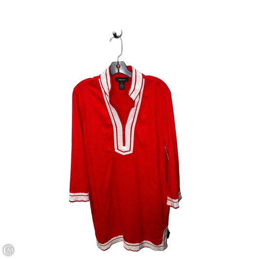 Dress Casual Short By Karen Kane In Red, Size: Xl