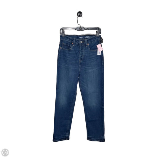 Jeans Straight By Old Navy In Blue Denim, Size: 4