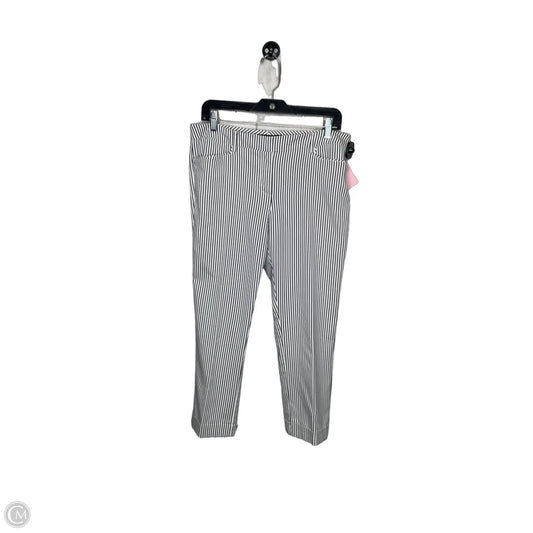 Pants Cropped By Limited In Striped Pattern, Size: 8