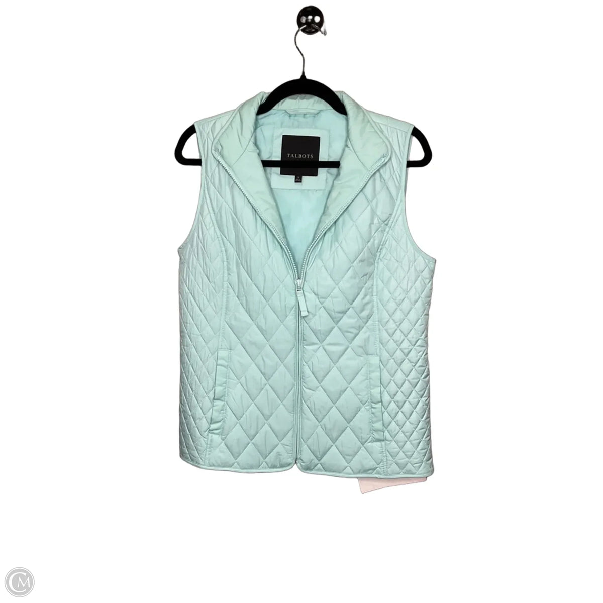 Vest Puffer & Quilted By Talbots In Aqua, Size: S