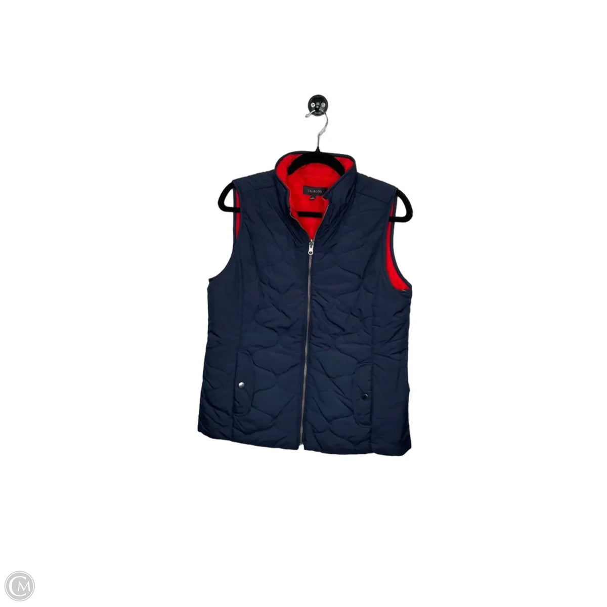 Vest Puffer & Quilted By Talbots In Navy, Size: S